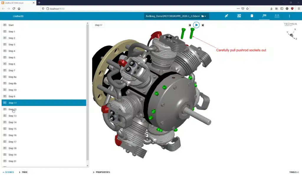 TECHNIA Software Lite3D